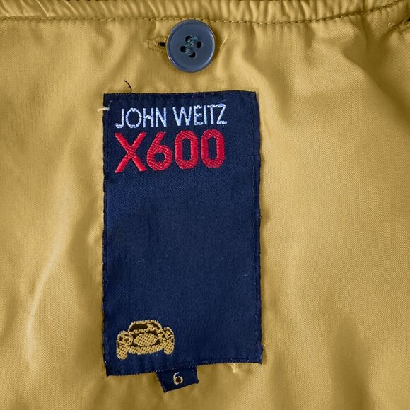 Vintage John Weitz X600 Bomber Safari Jacket XS/S Military 70s 80s Retro Racing - Picture 9 of 11